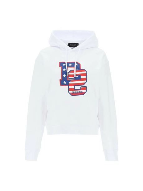 Cool Fit Hoodie With Graphic Print DSQUARED2 JOHN JULIA.