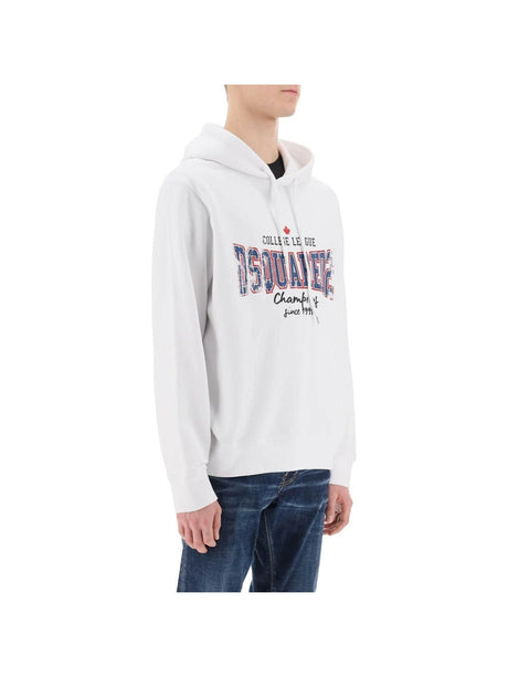 Cool Fit Printed Hoodie DSQUARED2 JOHN JULIA.