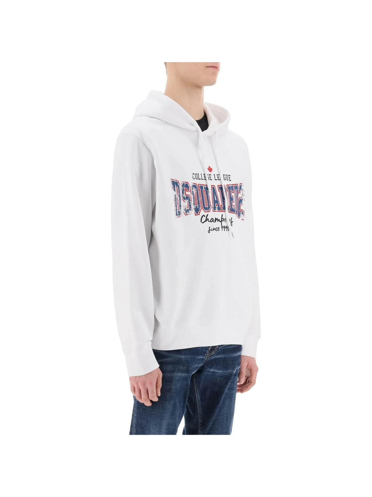 Cool Fit Printed Hoodie DSQUARED2 JOHN JULIA.