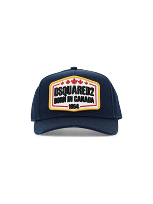 DSQUARED2-Cotton Gabardine Cap-JOHN JULIA