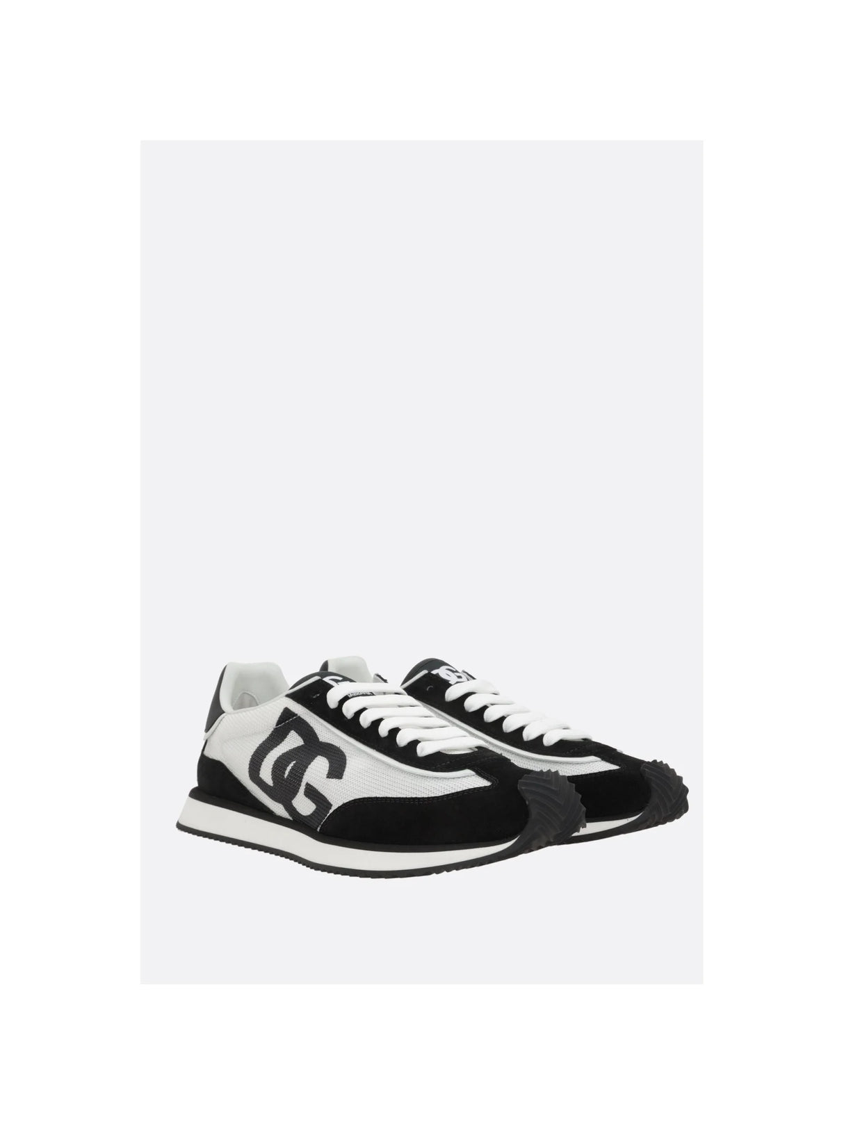 Dragon Mesh And Suede Sneakers-DSQUARED2-JOHN JULIA