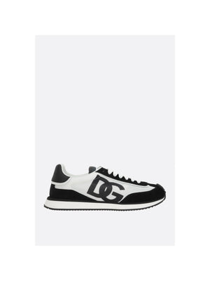 Dragon Mesh And Suede Sneakers-DSQUARED2-JOHN JULIA