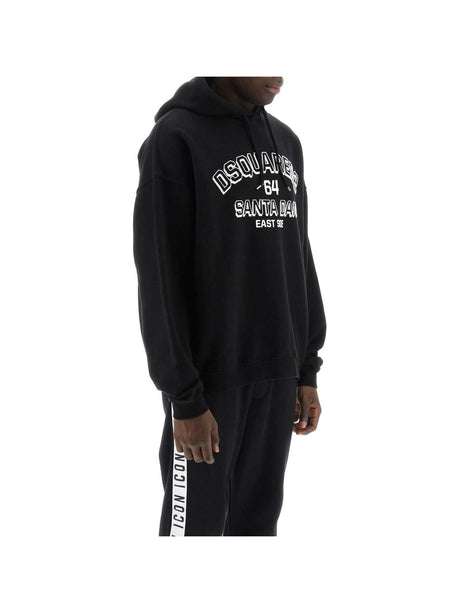 Hoodie With Logo Print DSQUARED2 JOHN JULIA.