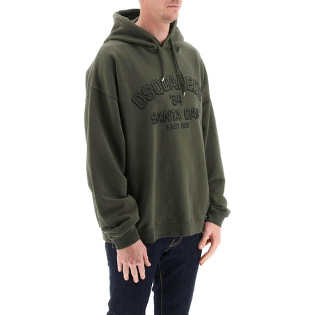 Hoodie With Logo Print DSQUARED2 JOHN JULIA.