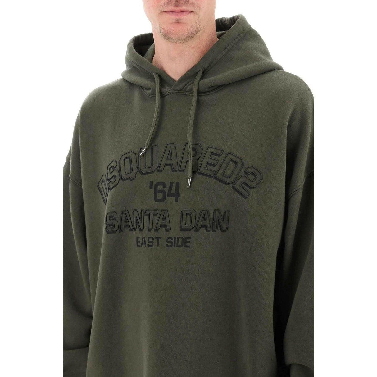 Hoodie With Logo Print DSQUARED2 JOHN JULIA.