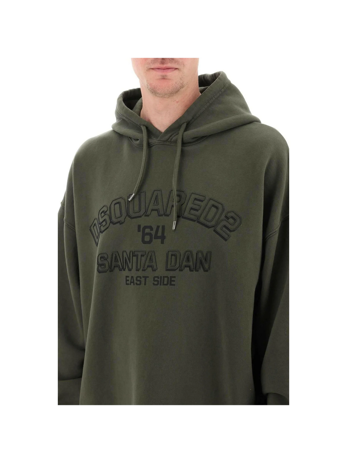 Hoodie With Logo Print DSQUARED2 JOHN JULIA.