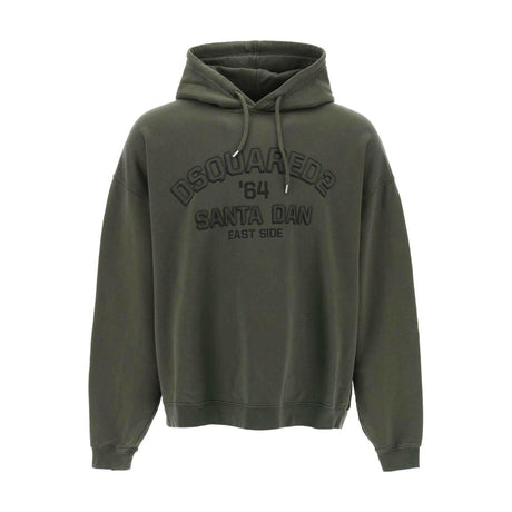 Hoodie With Logo Print DSQUARED2 JOHN JULIA.