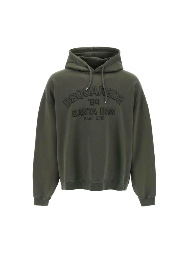 Hoodie With Logo Print DSQUARED2 JOHN JULIA.