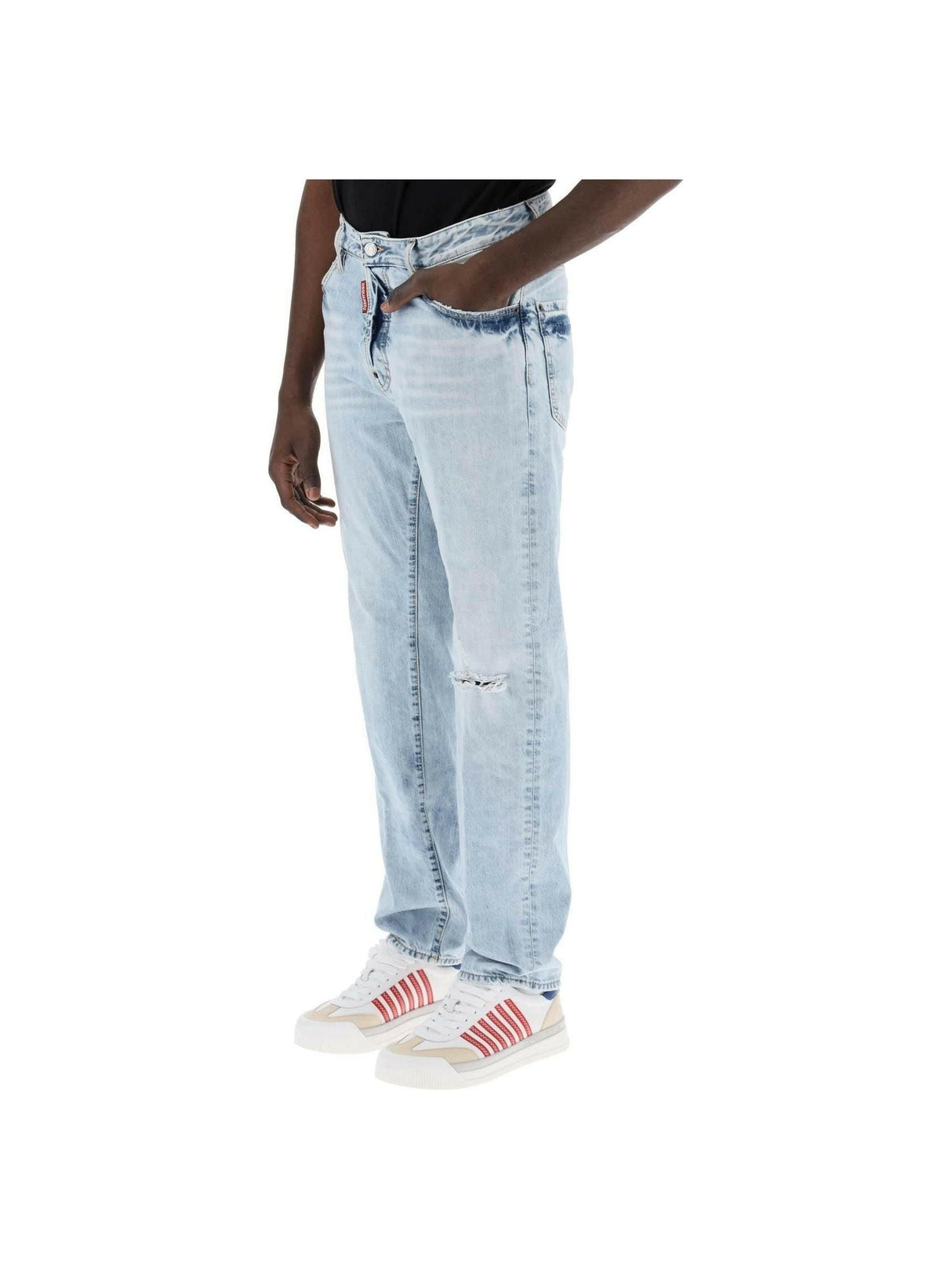 DSQUARED2-Light Palm Beach Wash 642 Jeans-JOHN JULIA