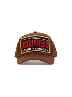 Logo Patch Baseball Cap-DSQUARED2-JOHN JULIA