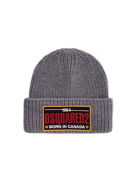 Beanie Hat With Patch Logo