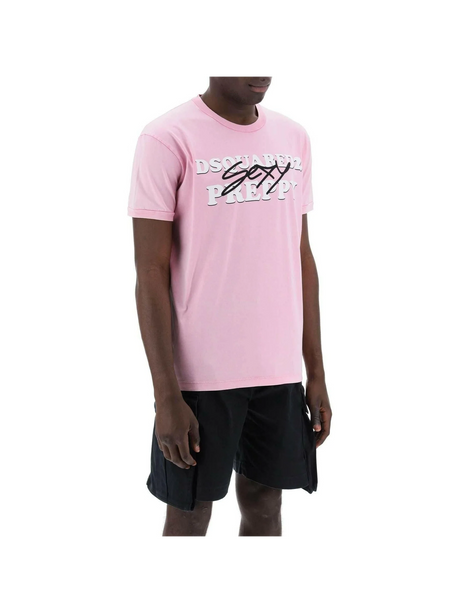 Sexy Preppy Muscle Fit T-Shirt-DSQUARED2-JOHN JULIA