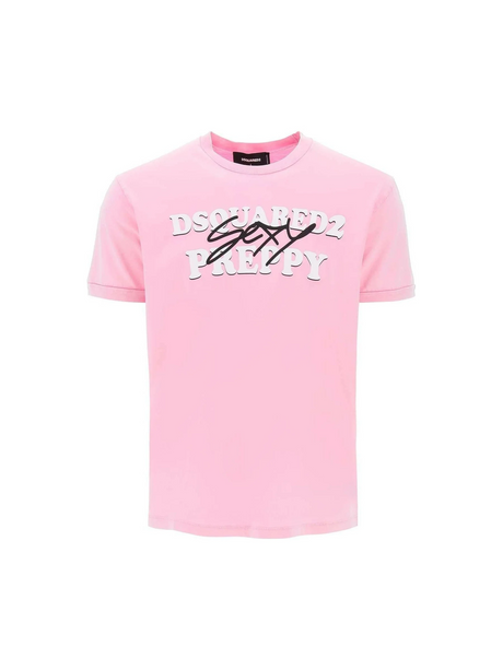 Sexy Preppy Muscle Fit T-Shirt-DSQUARED2-JOHN JULIA