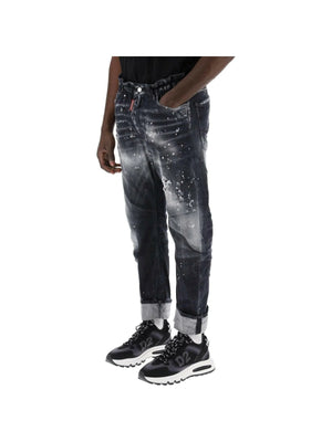 DSQUARED2-Ripped Wash Big Brother Jeans-JOHN JULIA