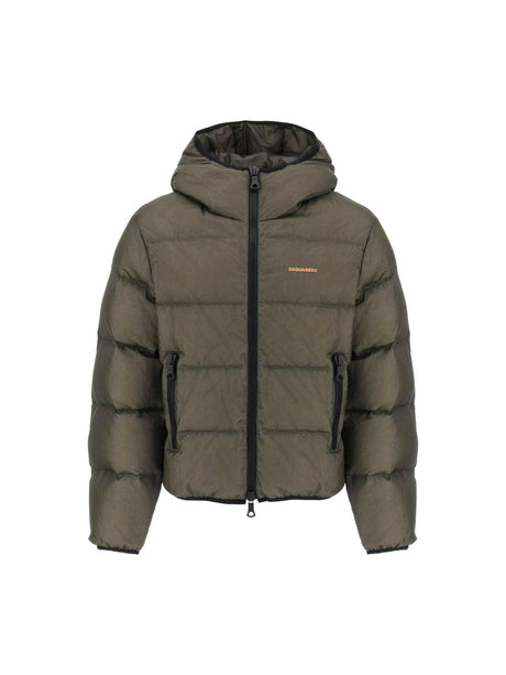 DSQUARED2-Ripstop Puffer Jacket-JOHN JULIA