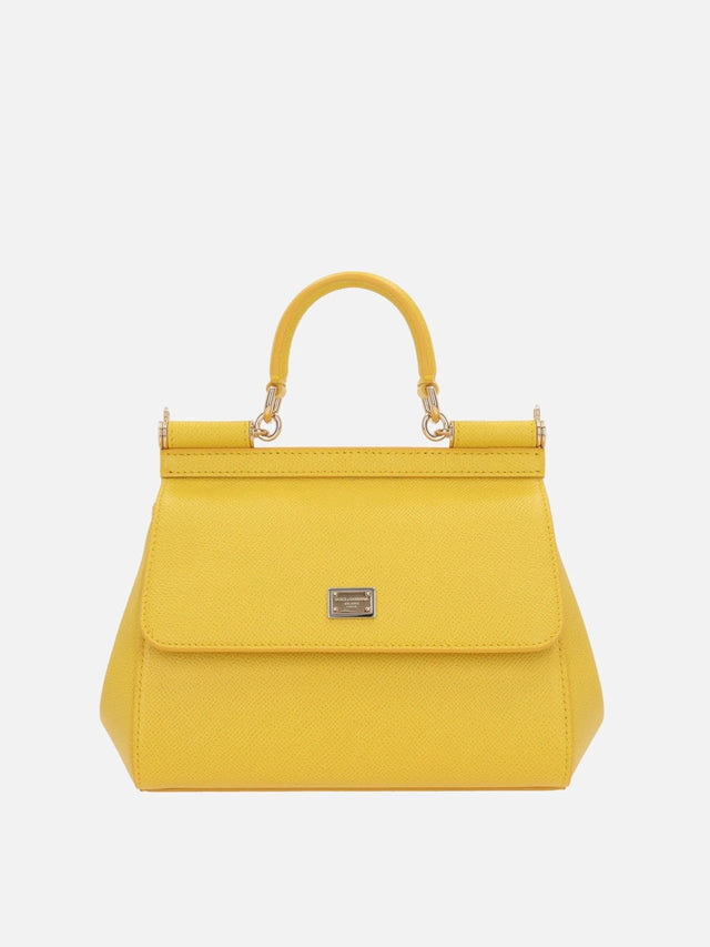 Sicily Small Top Handle Bag In Dauphine Leather-DSQUARED2-JOHN JULIA