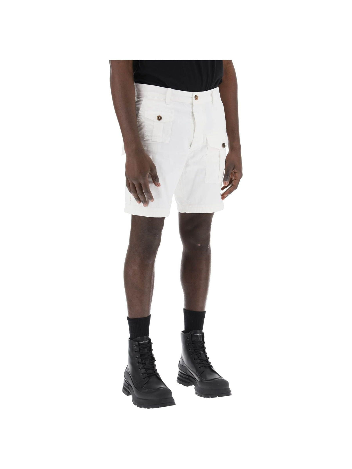 Sexy Cargo Bermuda Shorts For