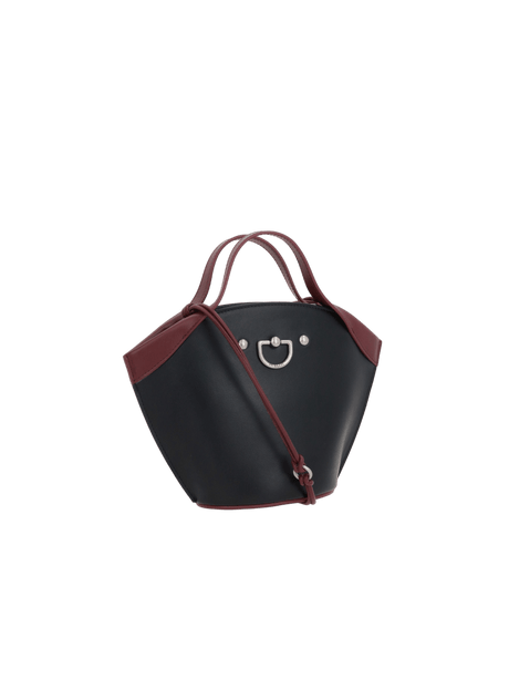 Shell Smooth Leather Handbag-DURAZZI MILANO-JOHN JULIA