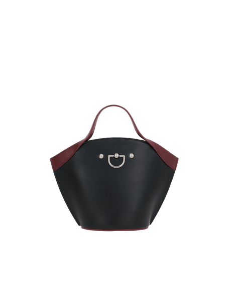 Shell Smooth Leather Handbag-DURAZZI MILANO-JOHN JULIA