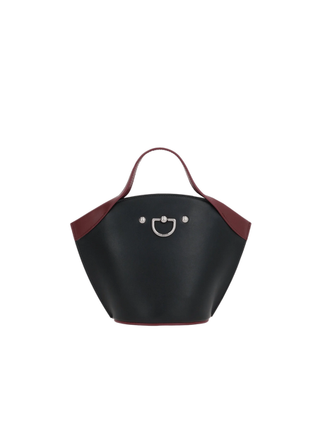 Shell Smooth Leather Handbag-DURAZZI MILANO-JOHN JULIA