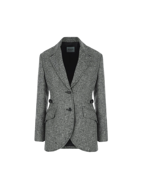 Single-breasted Wool Blend Jacket-DURAZZI MILANO-JOHN JULIA