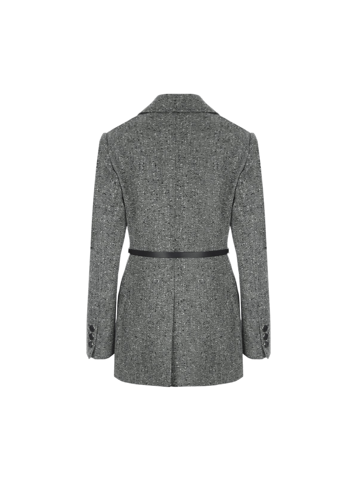 Single-breasted Wool Blend Jacket-DURAZZI MILANO-JOHN JULIA