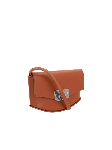 Swing Smooth Leather Shoulder Bag-DURAZZI MILANO-JOHN JULIA