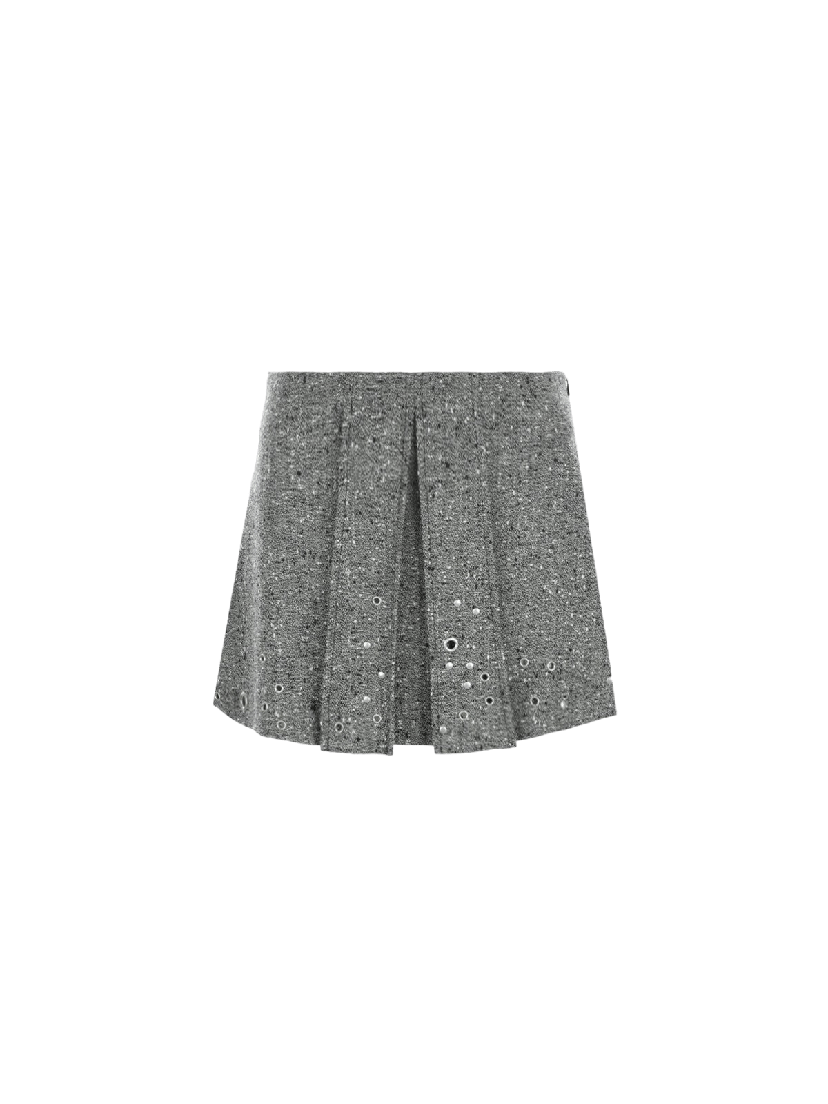 Wool Blend A-line Miniskirt-DURAZZI MILANO-JOHN JULIA