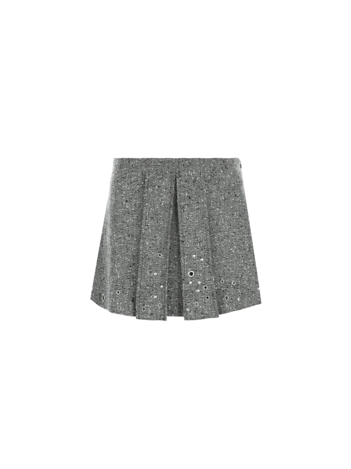 Wool Blend A-line Miniskirt-DURAZZI MILANO-JOHN JULIA