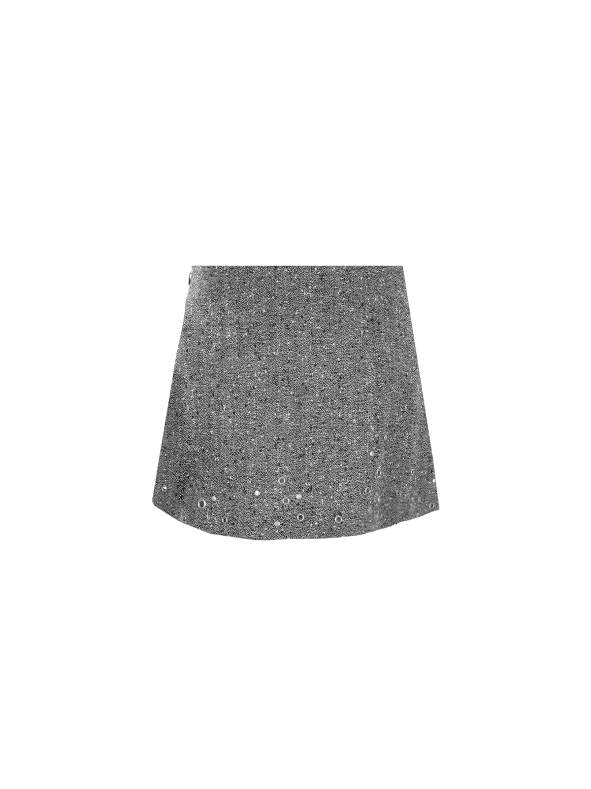 Wool Blend A-line Miniskirt-DURAZZI MILANO-JOHN JULIA