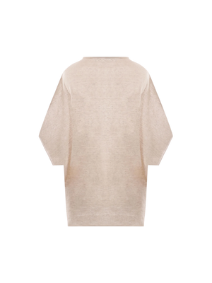 Linen, Cashmere and Silk Knit Top-DUSAN-JOHN JULIA