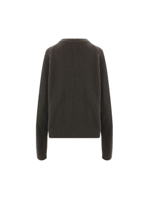 Rib Knit Cashmere Sweater-DUSAN-JOHN JULIA