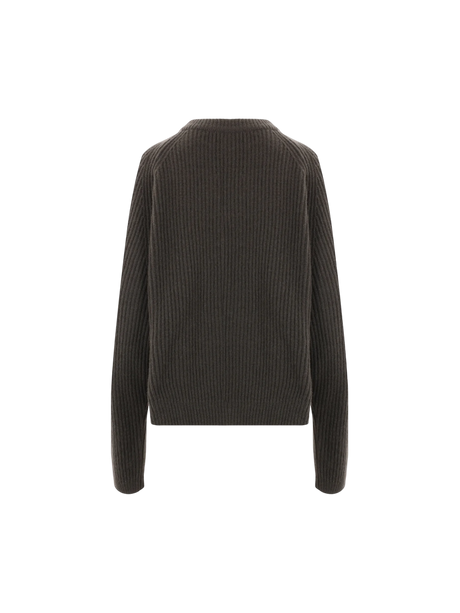 Rib Knit Cashmere Sweater-DUSAN-JOHN JULIA