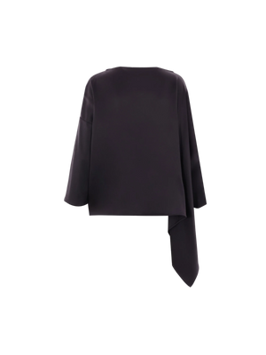 Satin Asymmetric Blouse-DUSAN-JOHN JULIA