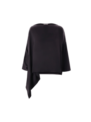 Satin Asymmetric Blouse-DUSAN-JOHN JULIA