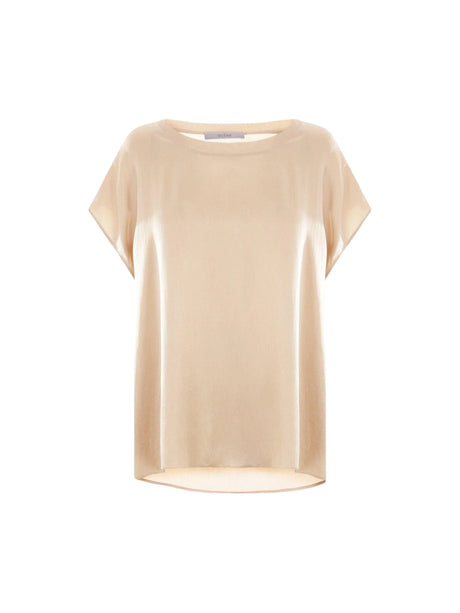 Satin Cap-sleeve Top-DUSAN-JOHN JULIA