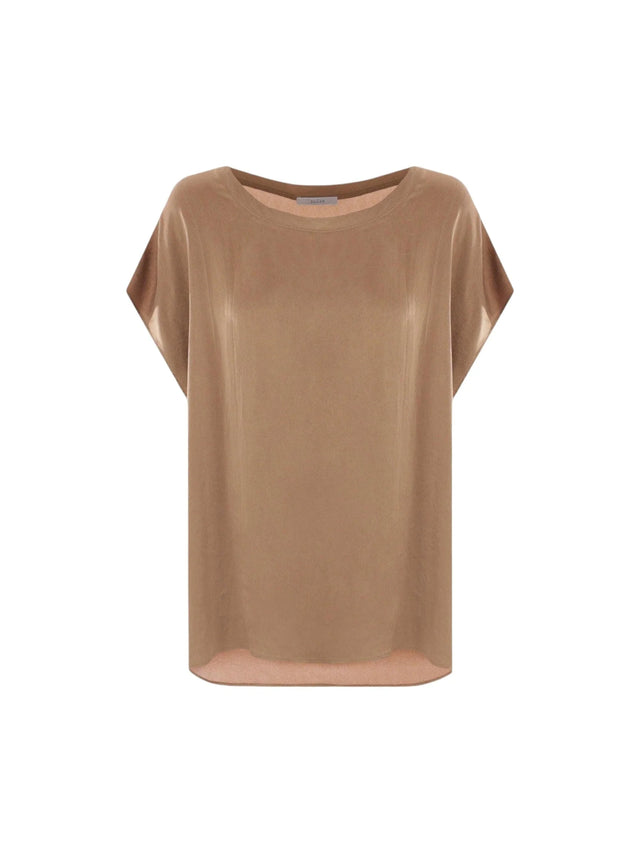 Satin Cap-sleeve Top-DUSAN-JOHN JULIA