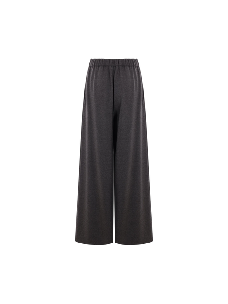 Wide-leg Wool Trousers-DUSAN-JOHN JULIA