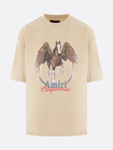 Vintage Wash Pegasus Cotton T-Shirt-Amiri-JOHN JULIA