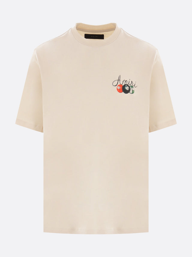 Pool Cue Graphic Cotton T-shirt-Amiri-JOHN JULIA