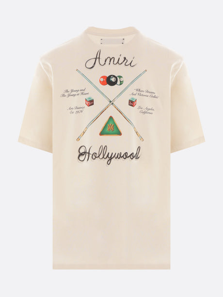 Pool Cue Graphic Cotton T-shirt-Amiri-JOHN JULIA