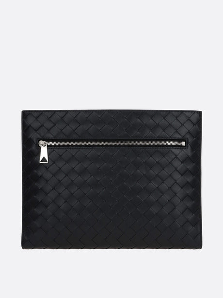 Intrecciato Leather Document Case-Bottega Veneta-JOHN JULIA