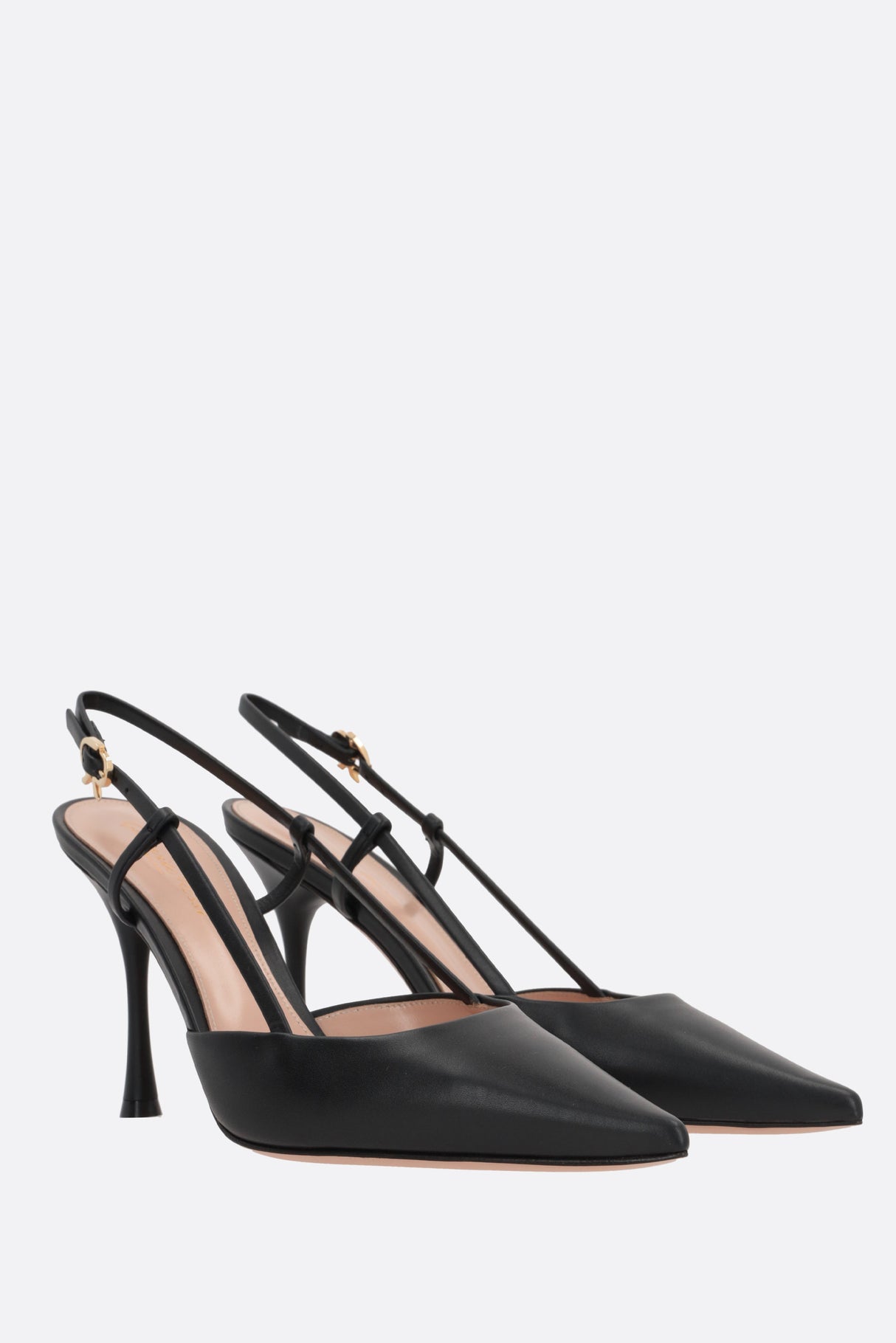 Ascent Smooth Leather Slingbacks-GIANVITO ROSSI-JOHN JULIA