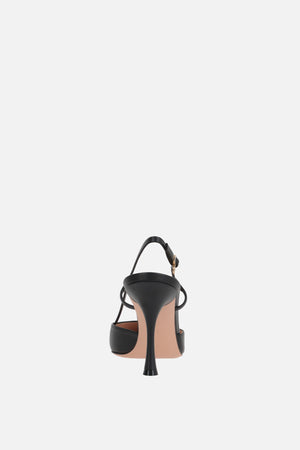 Ascent Smooth Leather Slingbacks-GIANVITO ROSSI-JOHN JULIA