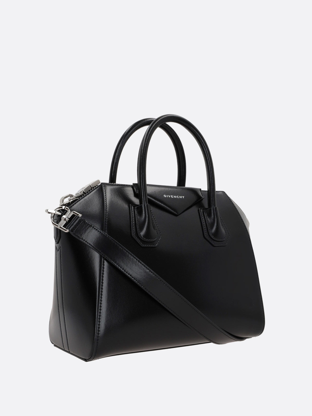 Antigona Small Handbag In Box Leather-GIVENCHY-JOHN JULIA