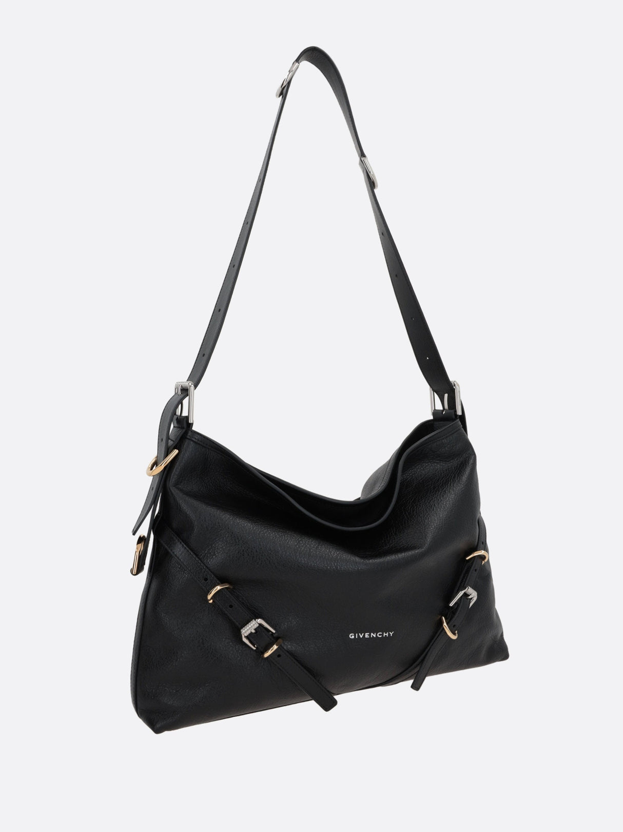 Voyoum Medium Grainy Leather Shoulder Bag-GIVENCHY-JOHN JULIA