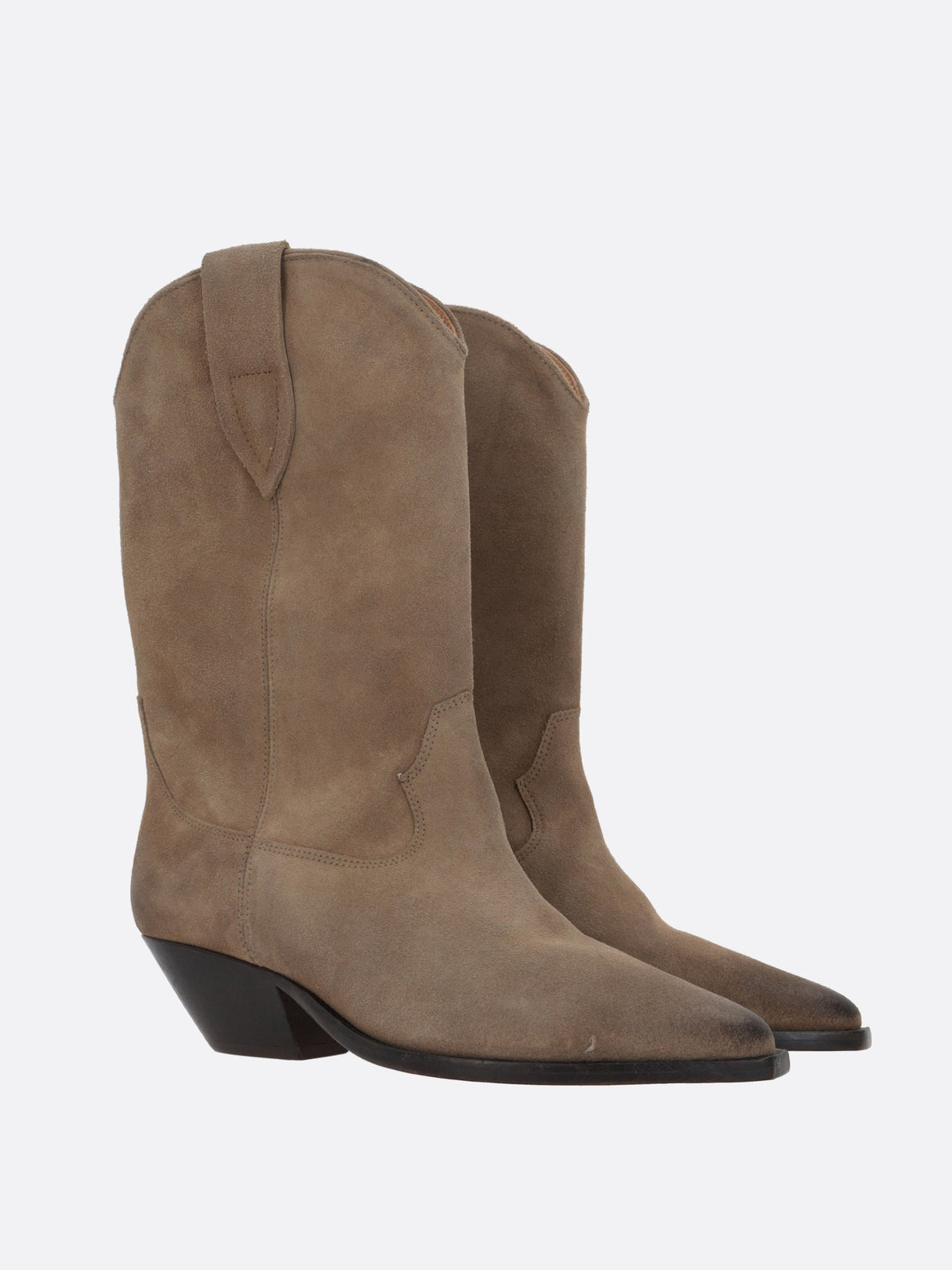 Duerto Suede Western Boots-ISABEL MARANT-JOHN JULIA