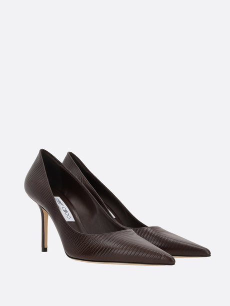 Love Lizard Printed Leather Pumps-Jimmy Choo-JOHN JULIA