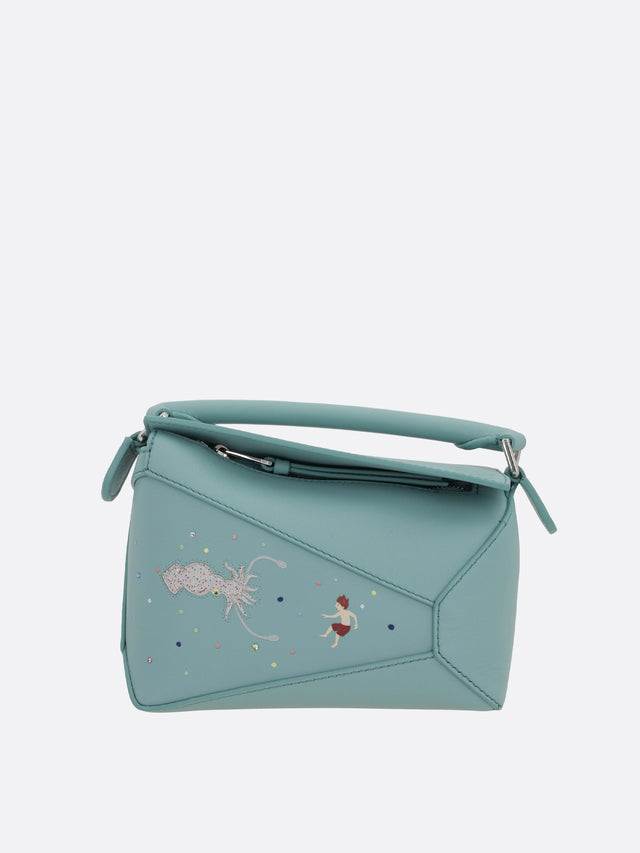 Puzzle Mini Squid Handbag In Nappa