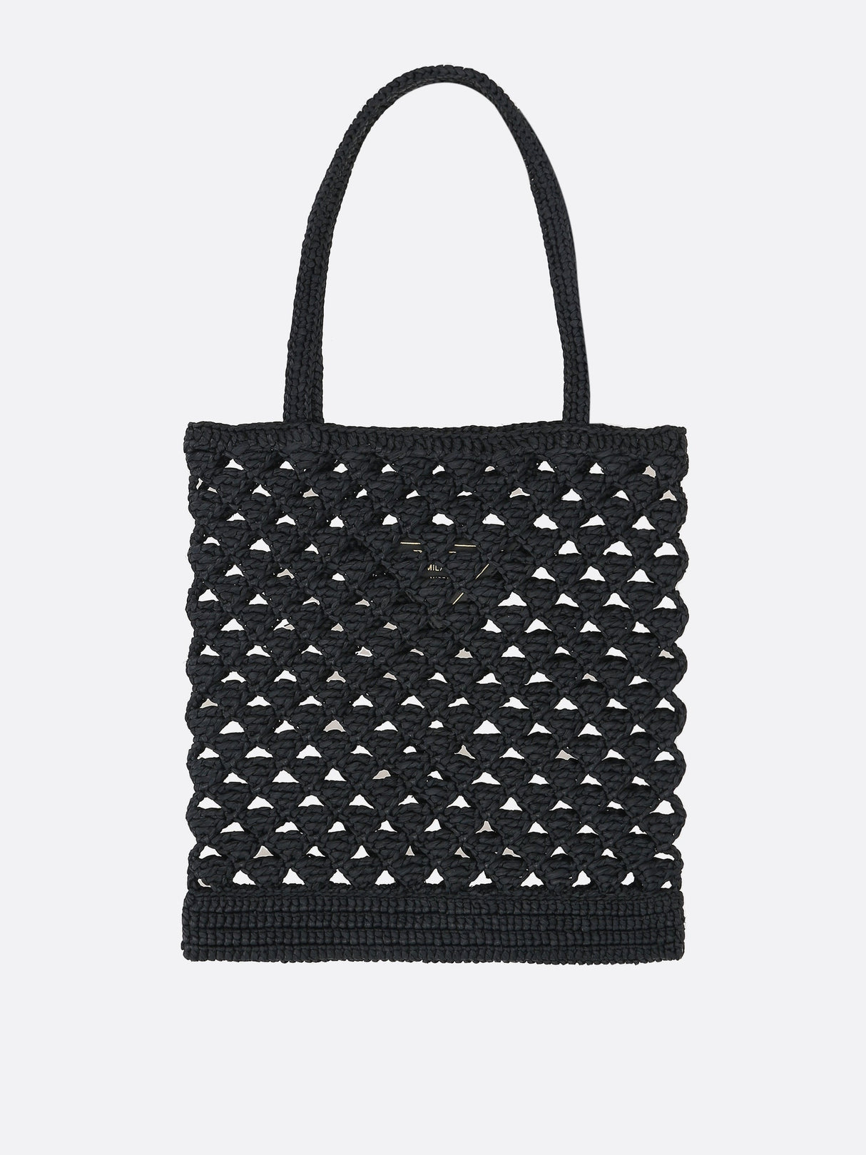 Synthetic Raffia Shopping Bag-PRADA-JOHN JULIA